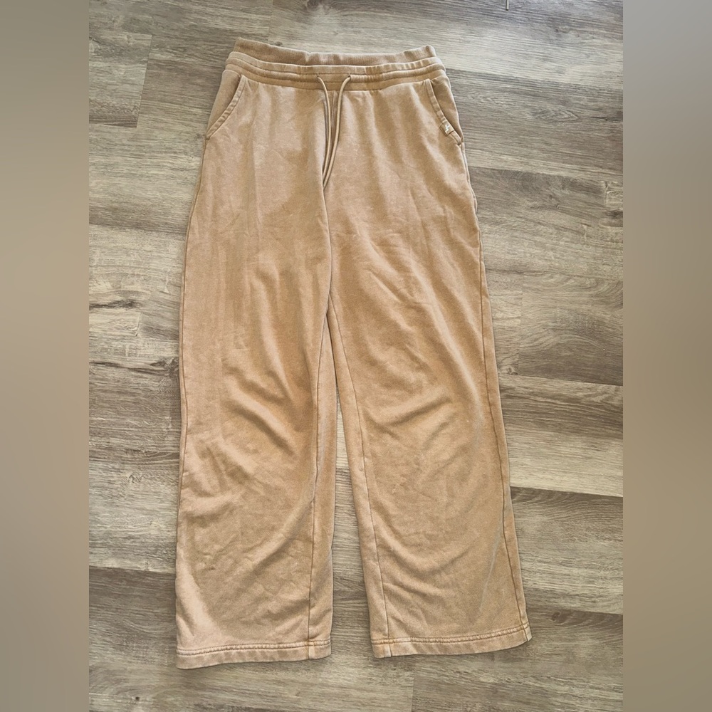JoyLab Tan Wide Leg Pants - Picture 1 of 4